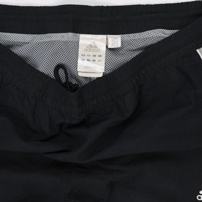 adidas Black Track Trousers Men's Size L 76 cm Inseam 86 cm Waist Polyester