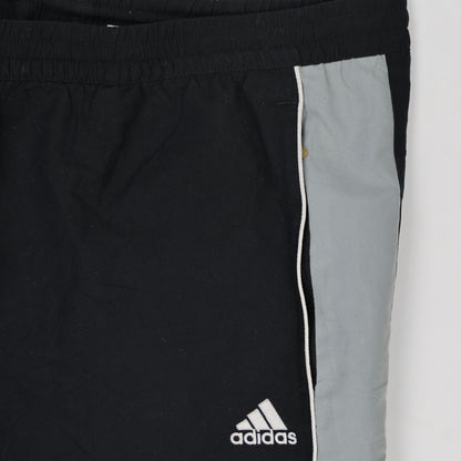 adidas Black Track Trousers Men's Size L 76 cm Inseam 86 cm Waist Polyester