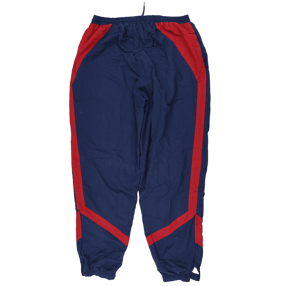 adidas Vintage Track Bottoms Navy Blue Red XL 42 Inseam Polyester