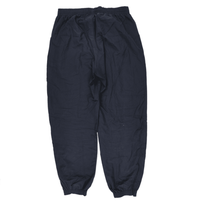 adidas Vintage Navy Blue Joggers Large Polyester Blend 78 Inseam