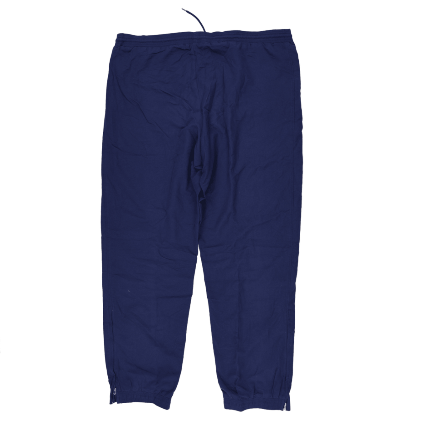 adidas Navy Blue Joggers Large Cotton Blend Men's Trousers 76 cm Inseam 42 cm Waist