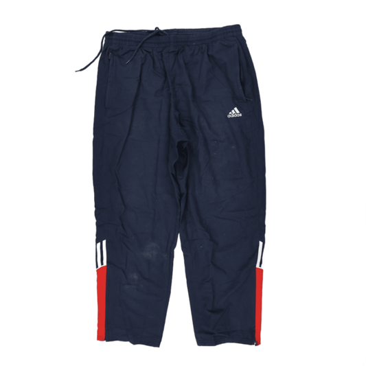 adidas Navy Track Pants Medium 38 Waist 76 Inseam Polyester