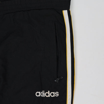 adidas Vintage Black Track Pants Men Size Medium 78 cm Inseam Polyester
