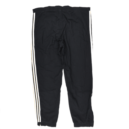 adidas Vintage Black Track Pants Men Size Medium 78 cm Inseam Polyester