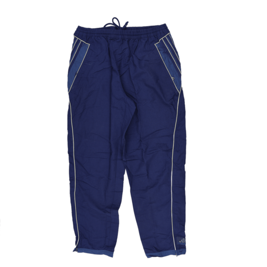 Adidas Vintage Navy Blue Track Trousers Size Large Polyester