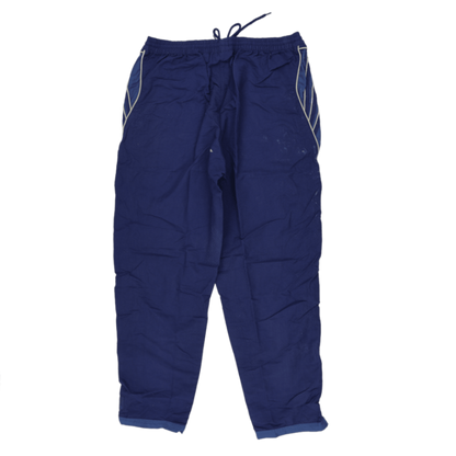 Adidas Vintage Navy Blue Track Trousers Size Large Polyester