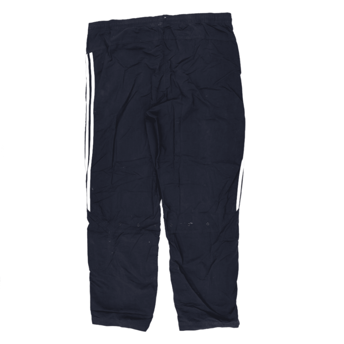 adidas Navy Blue Track Pants Medium 38 Waist 76 Inseam Polyester