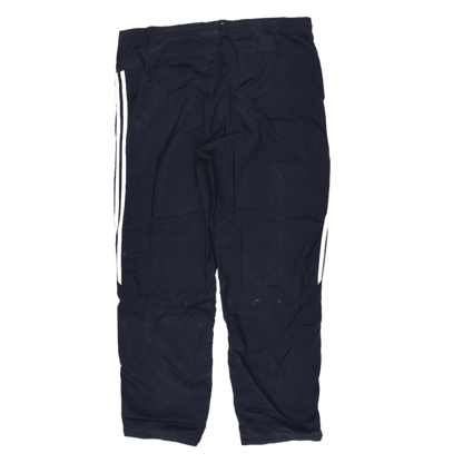 adidas Navy Blue Track Pants Medium 38 Waist 76 Inseam Polyester
