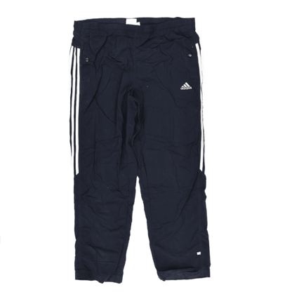 adidas Navy Blue Track Pants Medium 38 Waist 76 Inseam Polyester