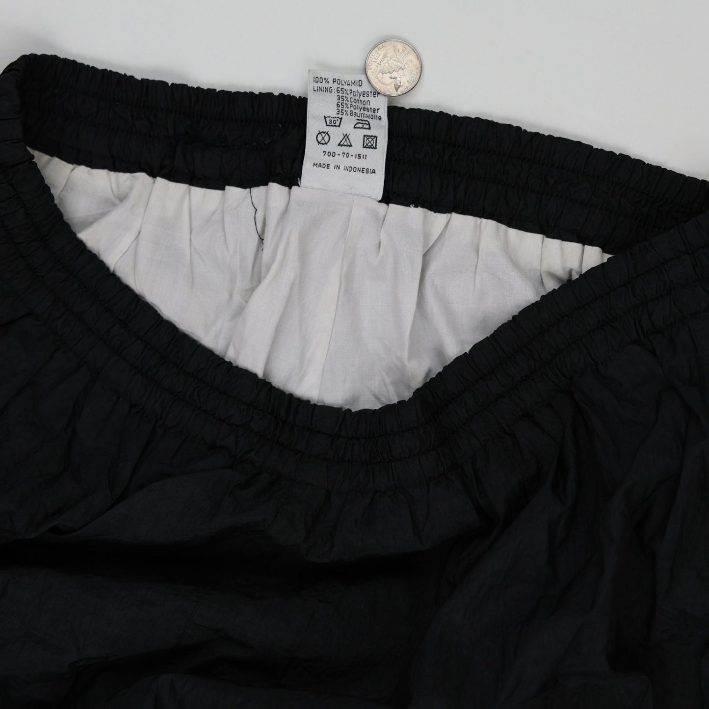 PUMA Mens Black Track Pants Size Medium 100% Polyamide Inseam 76 Waist Size 36
