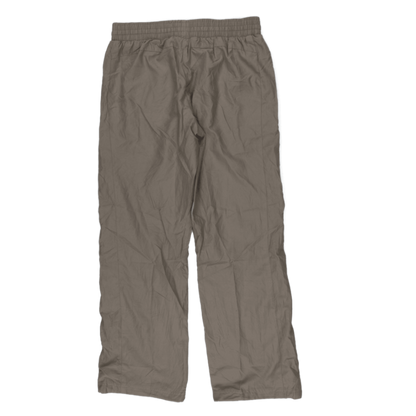 RBK Grey Lightweight Drawstring Sports Trousers for Men Size L Polyester Blend