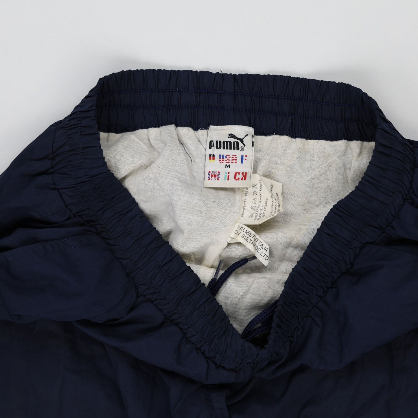 PUMA Vintage Navy Track Pants Men's Size Medium 76 cm Inseam Polyester