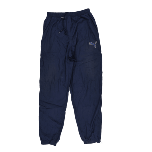 PUMA Vintage Navy Track Pants Men's Size Medium 76 cm Inseam Polyester
