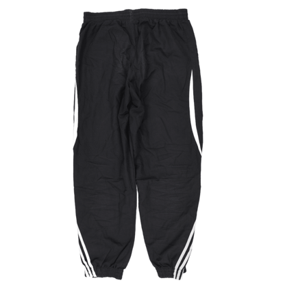adidas Vintage Black Track Trousers Men Size Large 31 Inseam Polyester