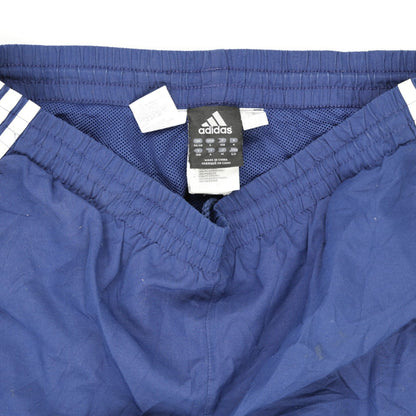 Adidas Classic Navy Blue Track Pants Men's Medium Polyester 78 cm Inseam