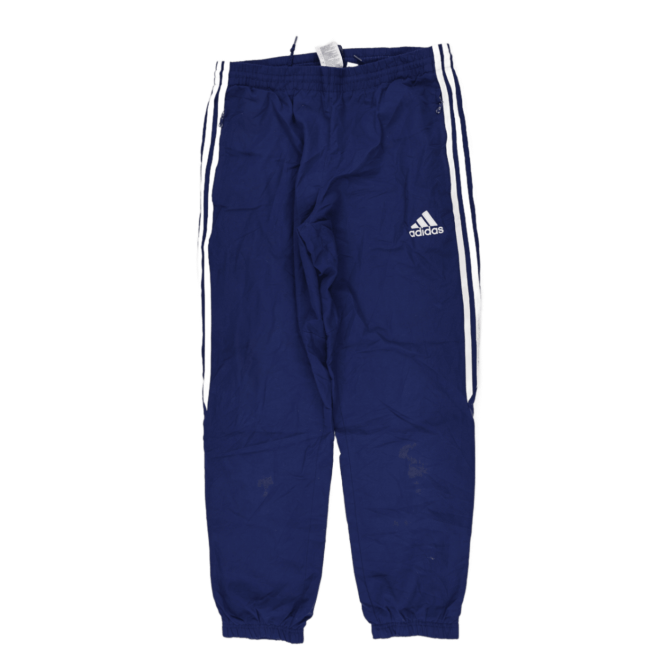 Adidas Classic Navy Blue Track Pants Men's Medium Polyester 78 cm Inseam
