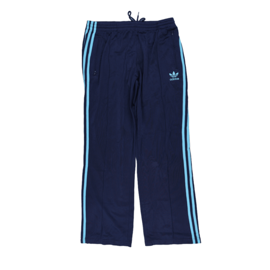 adidas Originals Navy Blue Track Pants Size 42 Large Polyester Vintage