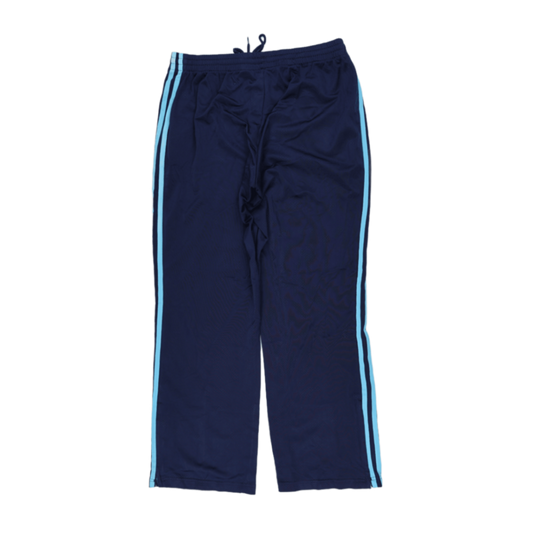 adidas Originals Navy Blue Track Pants Size 42 Large Polyester Vintage