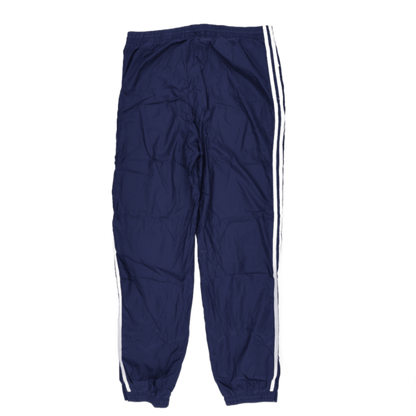 adidas Vintage Navy Blue Track Pants Large 75cm Inseam 40cm Waist Nylon