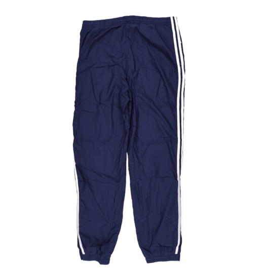 adidas Vintage Navy Blue Track Pants Large 75cm Inseam 40cm Waist Nylon