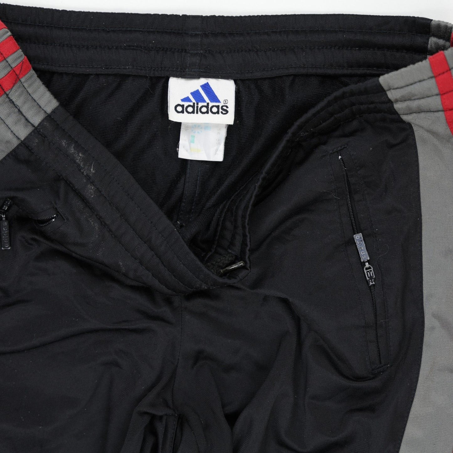 adidas Retro 90s Snap Track Pants Black Medium Polyester