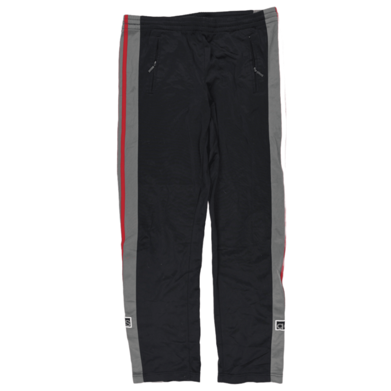 adidas Retro 90s Snap Track Pants Black Medium Polyester