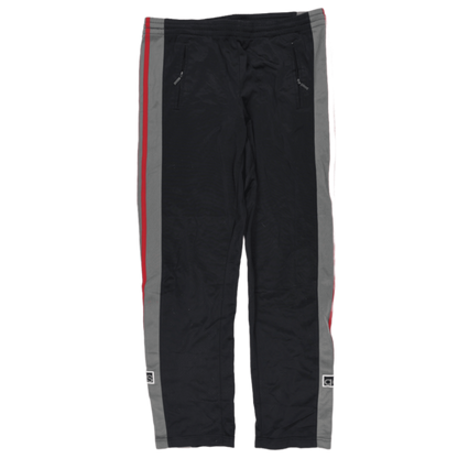 adidas Retro 90s Snap Track Pants Black Medium Polyester
