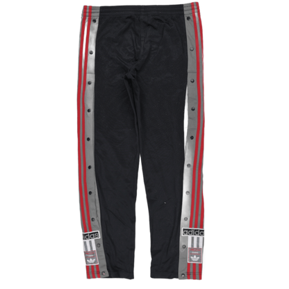 adidas Retro 90s Snap Track Pants Black Medium Polyester