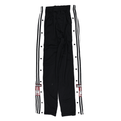 adidas Vintage Black White Track Pants Large 78 cm Inseam Polyester