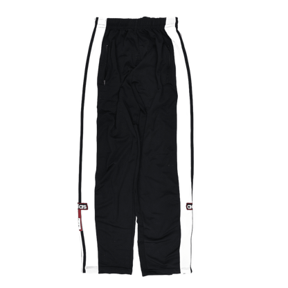 adidas Vintage Black White Track Pants Large 78 cm Inseam Polyester