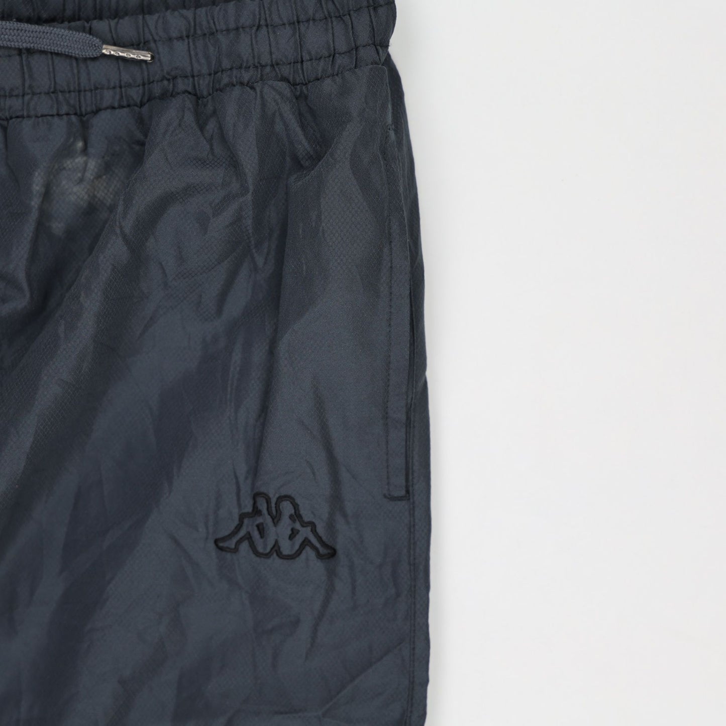Kappa Navy Blue Track Pants Medium Polyester Mens 76cm Inseam 36cm Waist