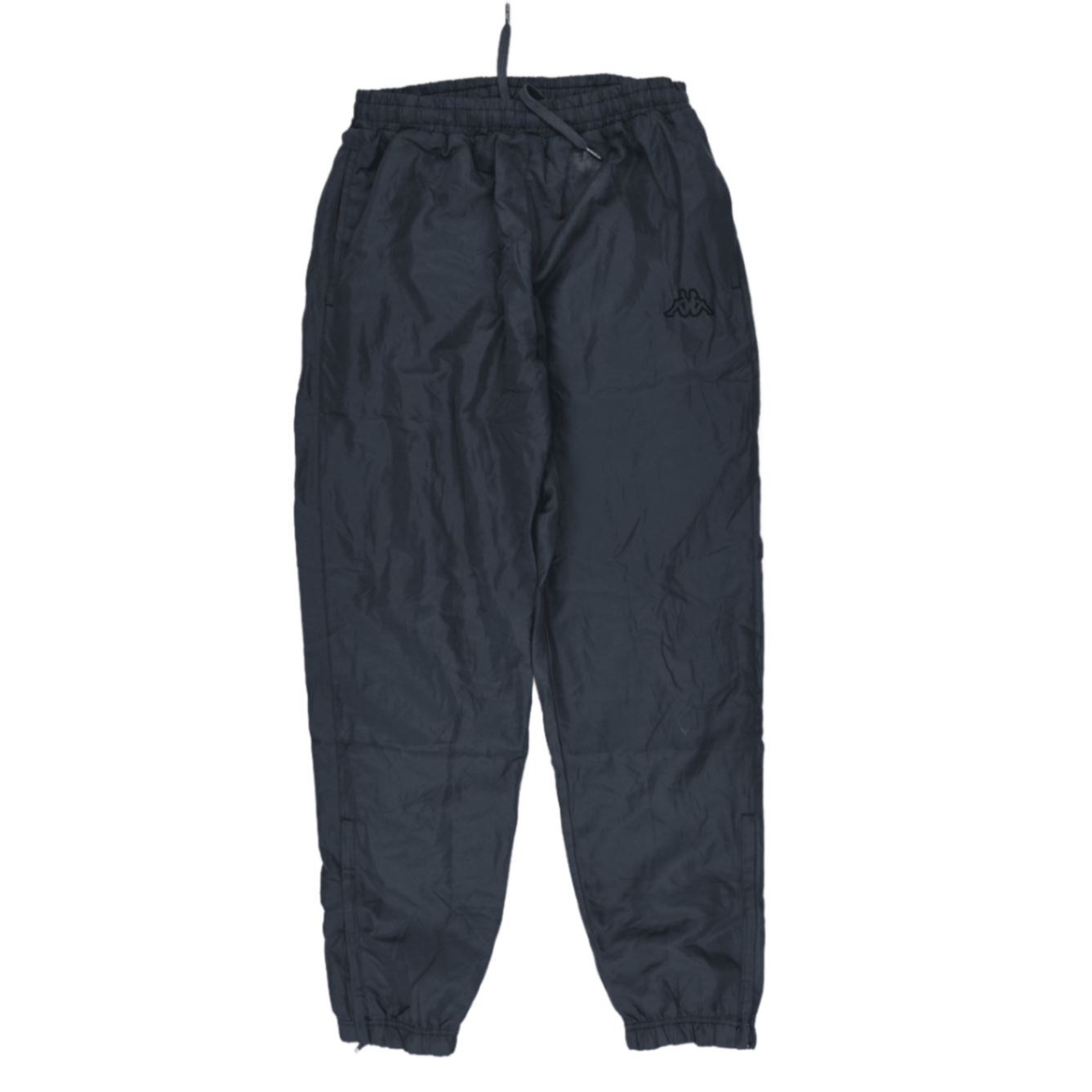 Kappa Navy Blue Track Pants Medium Polyester Mens 76cm Inseam 36cm Waist