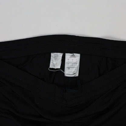 adidas Black Track Pants Large 78 cm Inseam 44 cm Waist Polyester Blend
