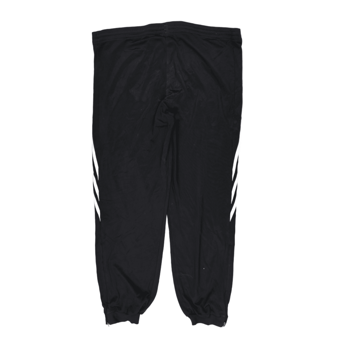 adidas Black Track Pants Large 78 cm Inseam 44 cm Waist Polyester Blend