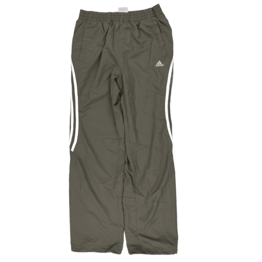 adidas Vintage Khaki Track Pants XL 80 cm Inseam Polyester Mens