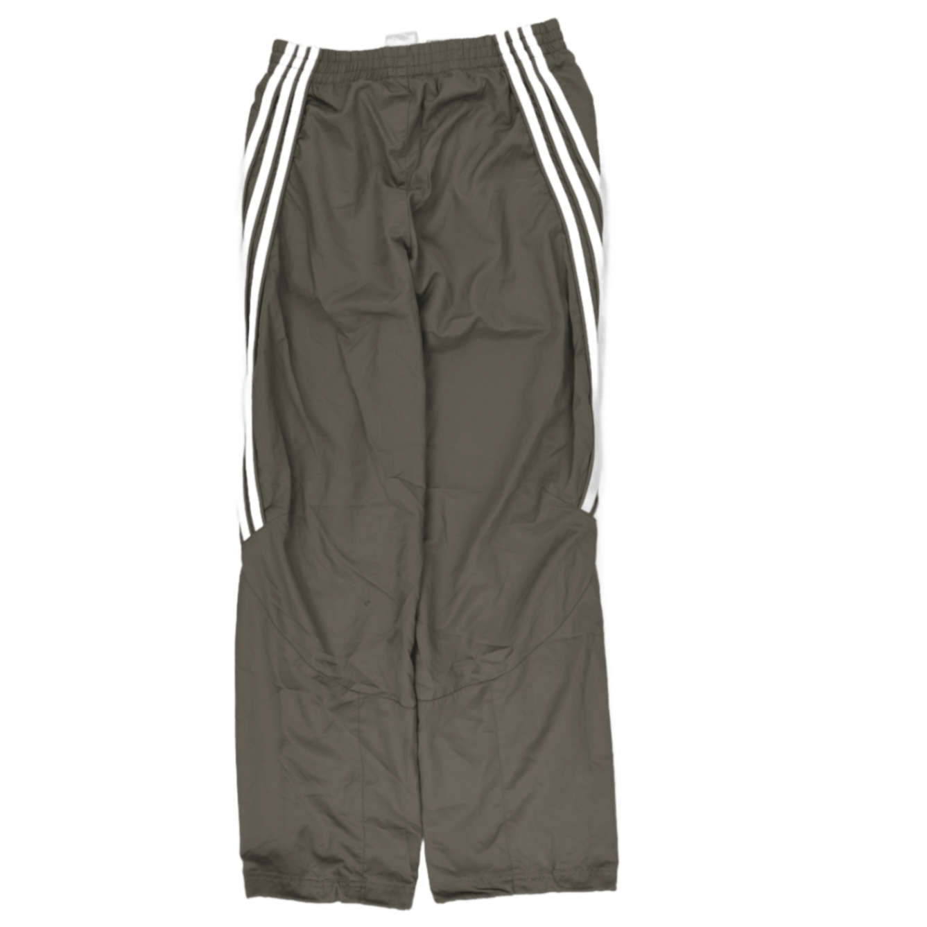 adidas Vintage Khaki Track Pants XL 80 cm Inseam Polyester Mens
