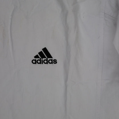 adidas Martial Arts Trousers White Size 4 Elasticated Waist 28-34 cm Cotton Mens