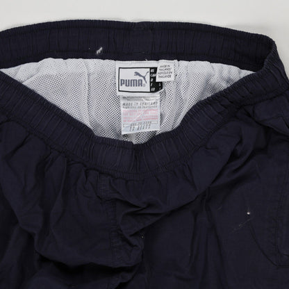 PUMA Navy Blue Track Pants Men's Large 78 cm Inseam Nylon