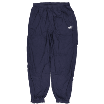 PUMA Navy Blue Track Pants Men's Large 78 cm Inseam Nylon