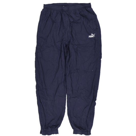 PUMA Navy Blue Track Pants Men's Large 78 cm Inseam Nylon