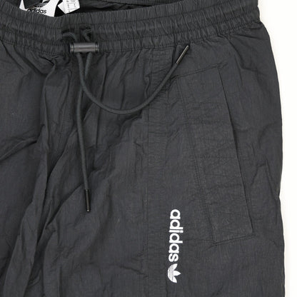 adidas Black Nylon Cargo Trousers Large 76cm Inseam 85cm Waist