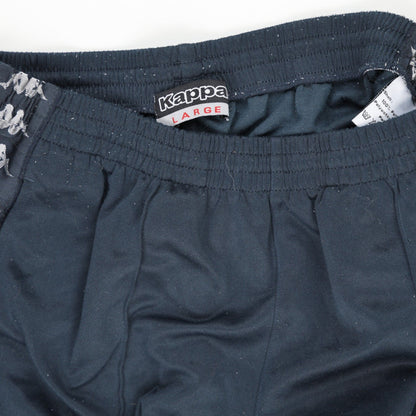 Kappa Navy Blue Track Pants Large Polyester Vintage Men's Clothing