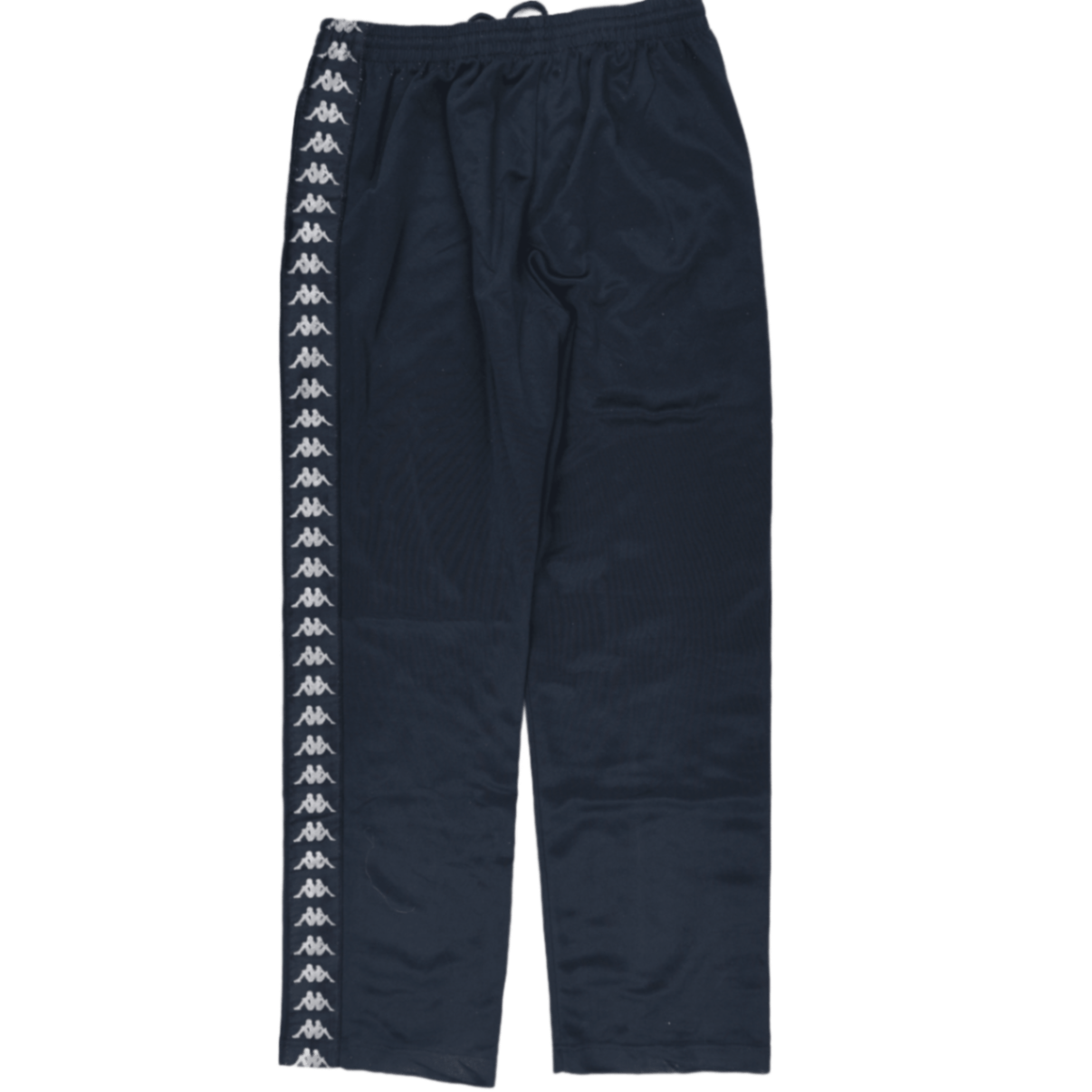 Kappa Navy Blue Track Pants Large Polyester Vintage Men's Clothing