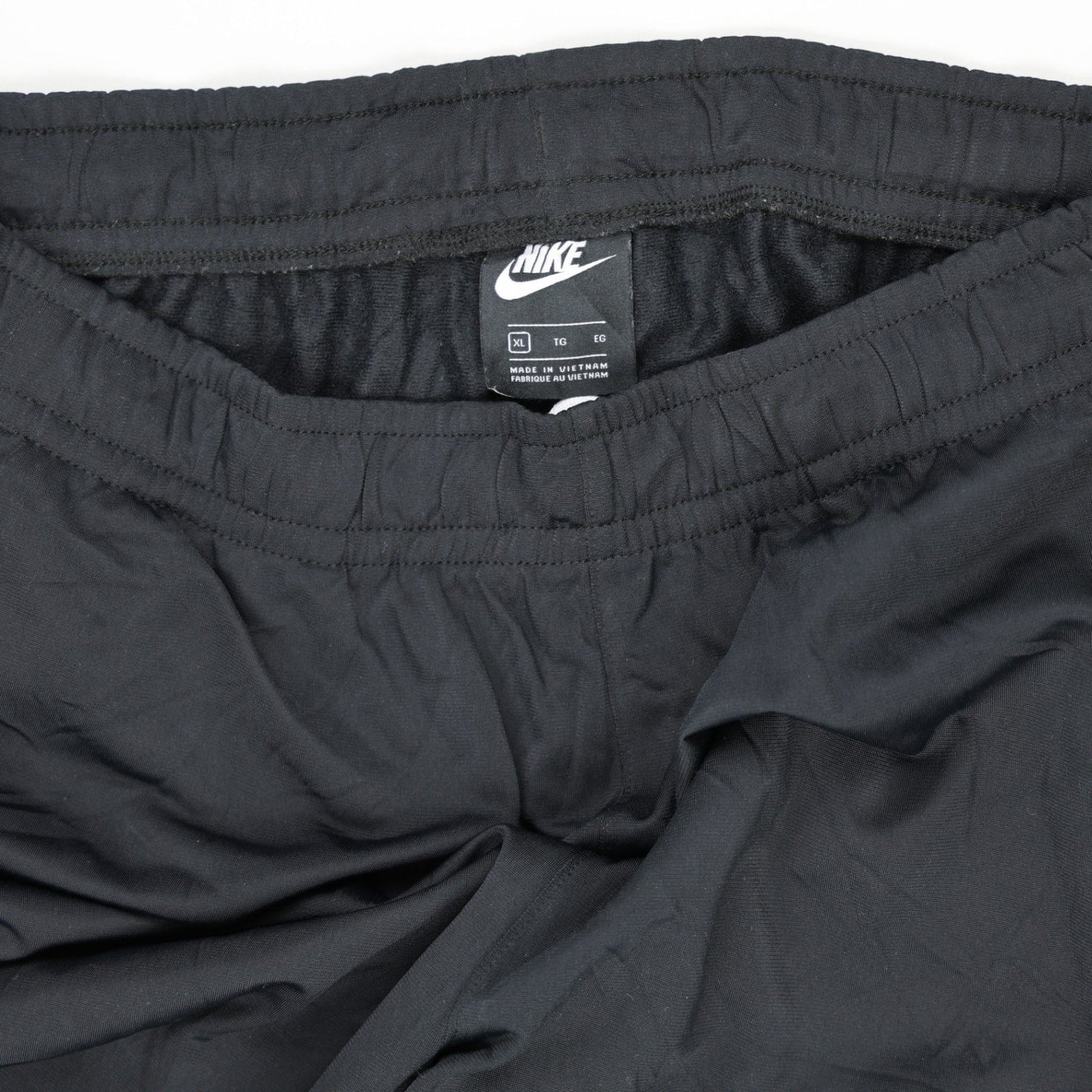 Nike Vintage Black Nylon Track Pants XL Mens
