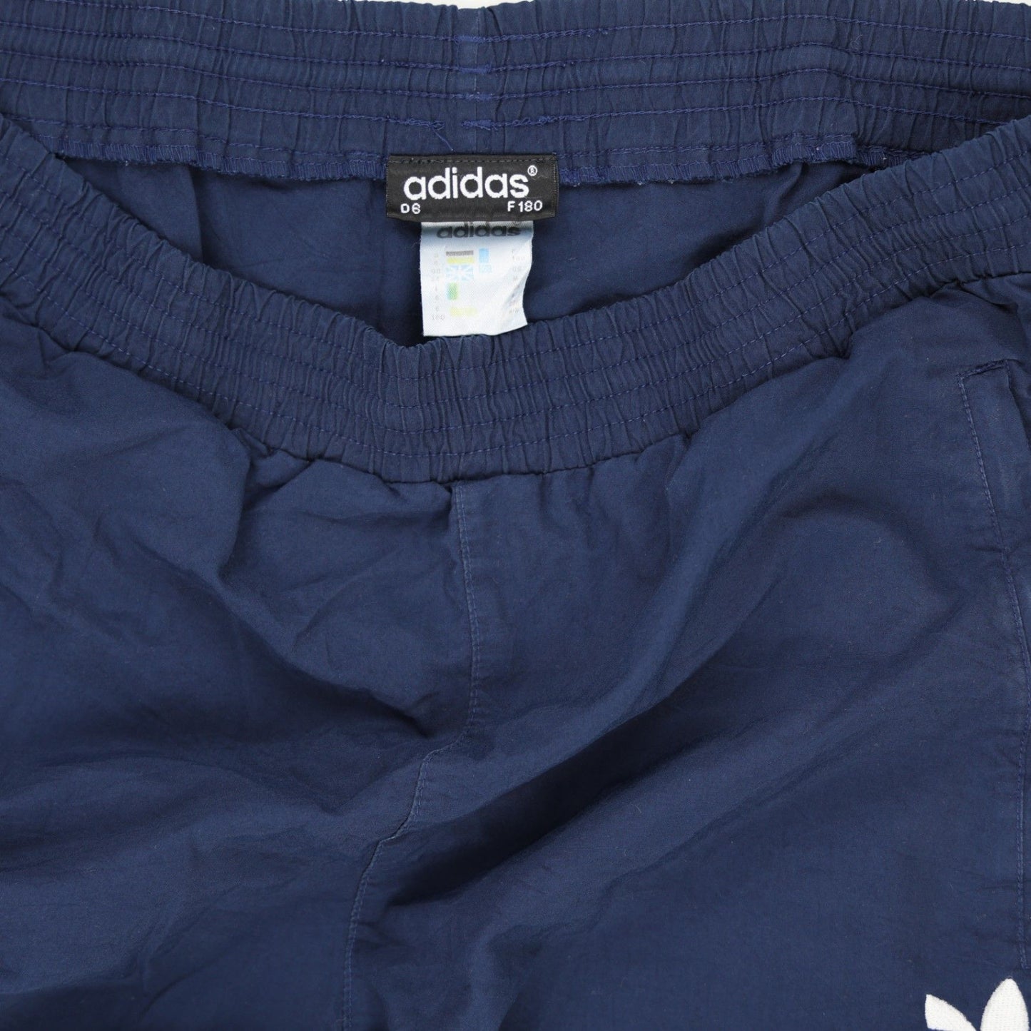adidas Originals Navy Blue Vintage Joggers Large Polyester Blend