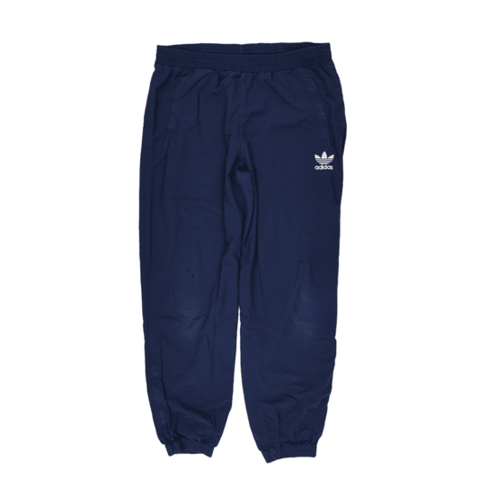 adidas Originals Navy Blue Vintage Joggers Large Polyester Blend