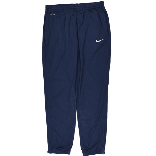 Nike Dri-FIT Navy Blue Sports Joggers Large 100% Polyester