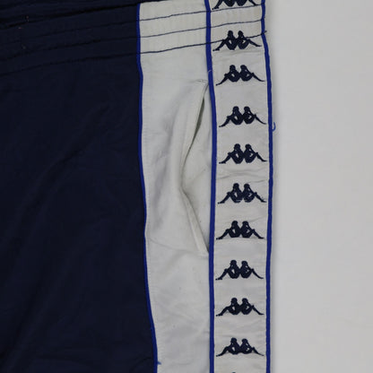 Kappa Vintage Navy Track Pants Men Size M 76cm Inseam Polyester