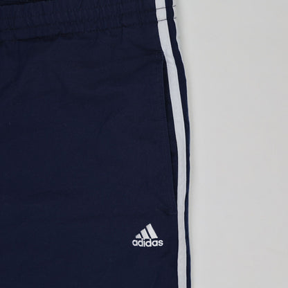 adidas Navy Track Pants Large 78 cm Inseam 42 cm Waist Polyester