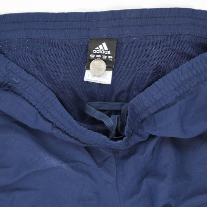 adidas Navy Track Pants Large 78 cm Inseam 42 cm Waist Polyester